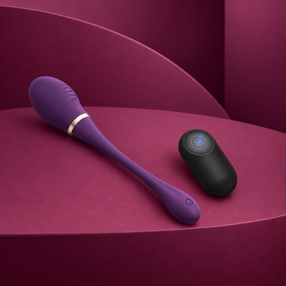 Treasure Merlin double couple vibrator remote control