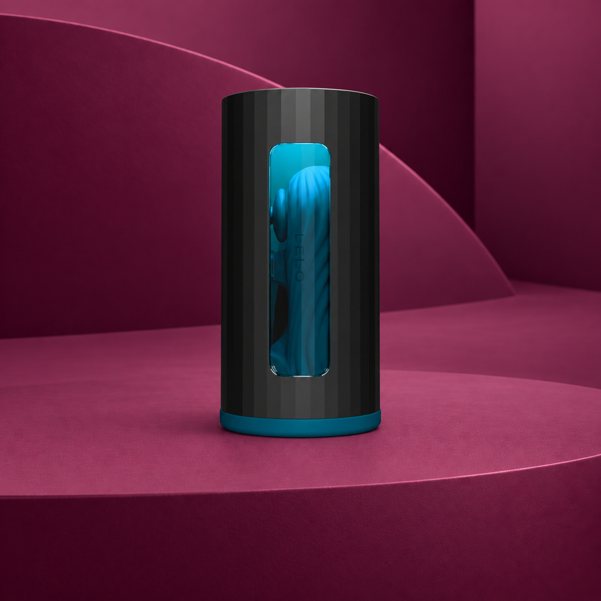 LELO F1S V3 App-Controlled Male Massager Teal/Red, Standard/XL — Standard / Teal
