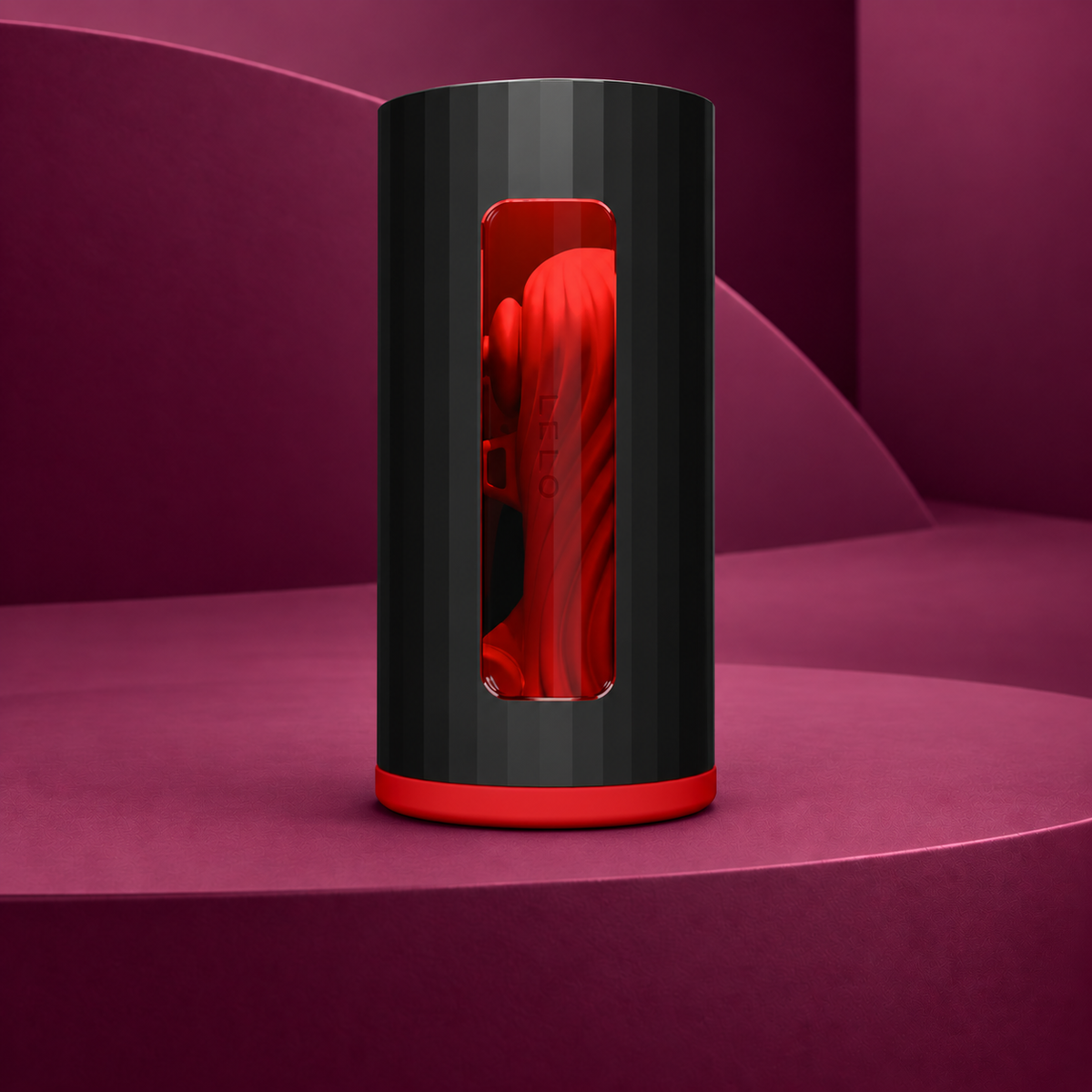 LELO F1S V3 App-Controlled Male Massager Teal/Red, Standard/XL — Standard / Red