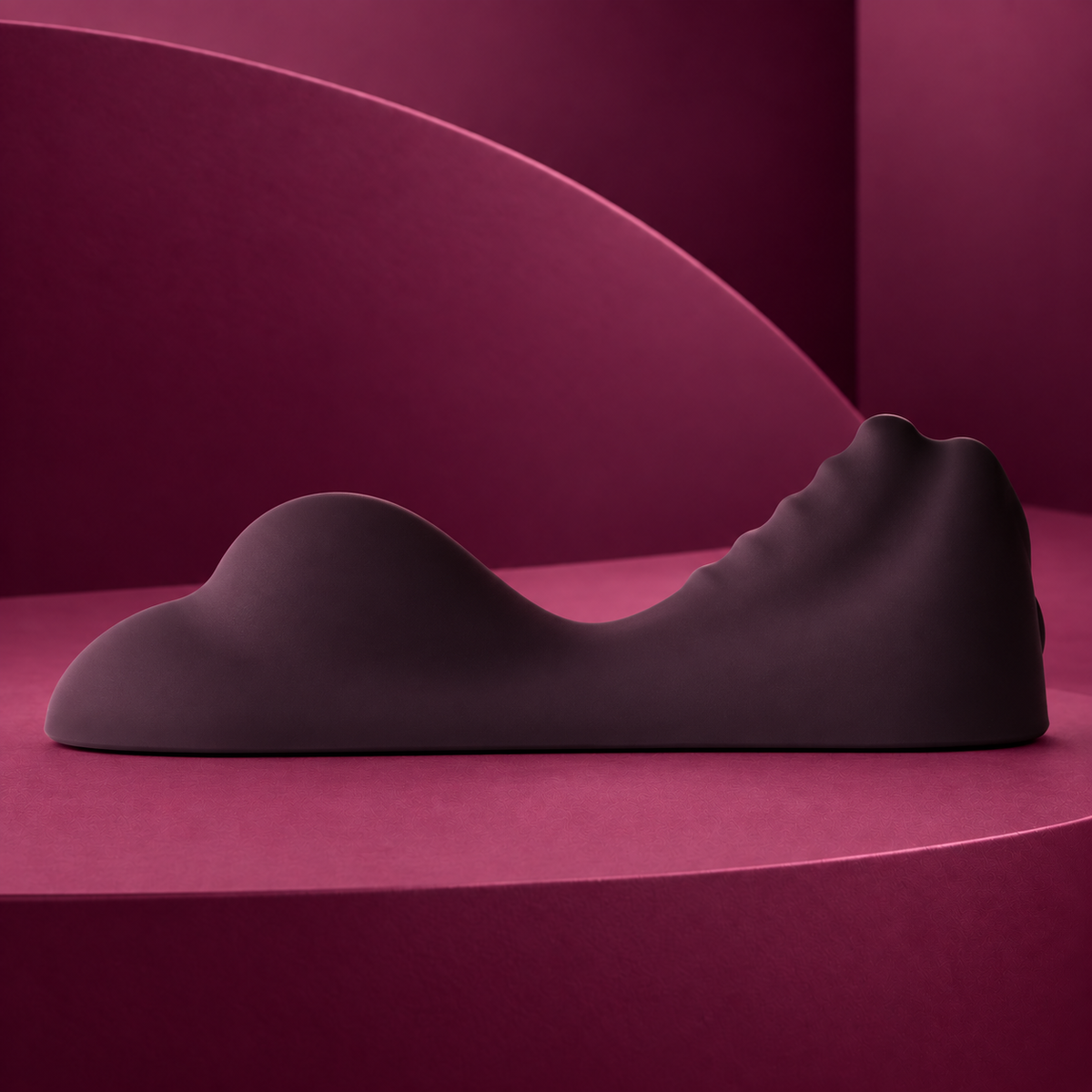 Rocks-Off Ruby glow purple sit-on vibrator