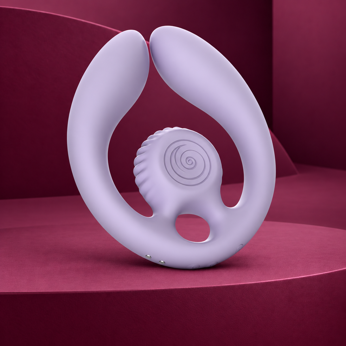 Snail Vibe Gizi duo couples stimulator remote control lilac
