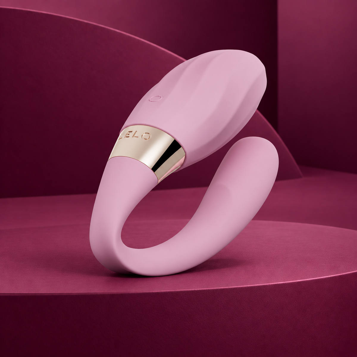 Lelo Tiani Twist Couples Vibrator, Soft Pink