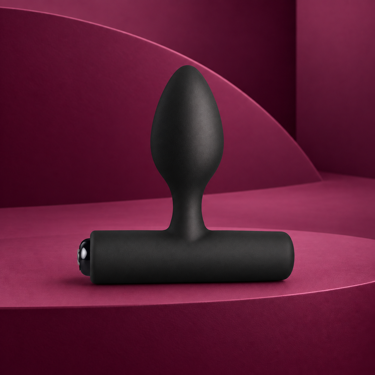 Rocks-Off Nova Solaris Rechargeable Anal Plug 16 Functions 2 Colors — Black