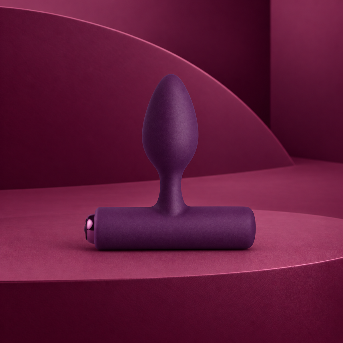 Rocks-Off Nova Solaris Rechargeable Anal Plug 16 Functions 2 Colors — Purple