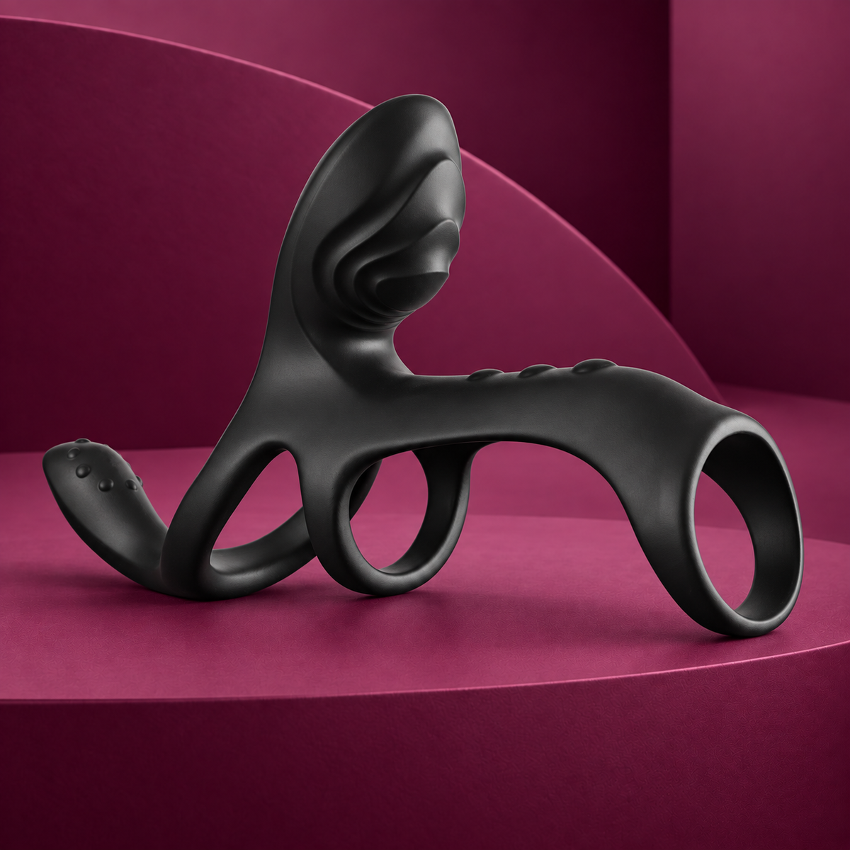 Fantasy C-Ringz Ultimate Couples Cage Max Vibrating Cock Ring, 19.5 cm