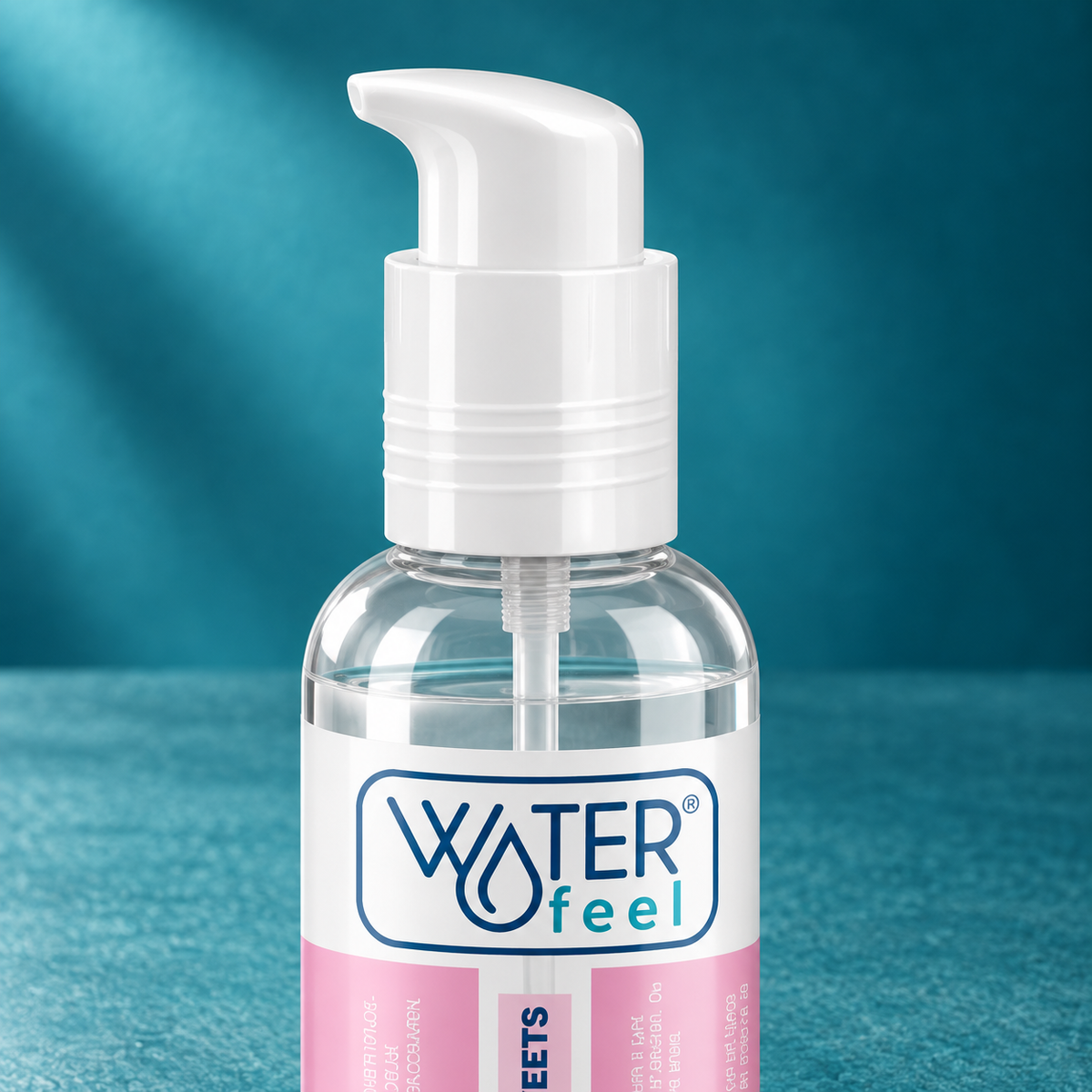 Waterfeel Sugar Cloud lubricant — pump detail