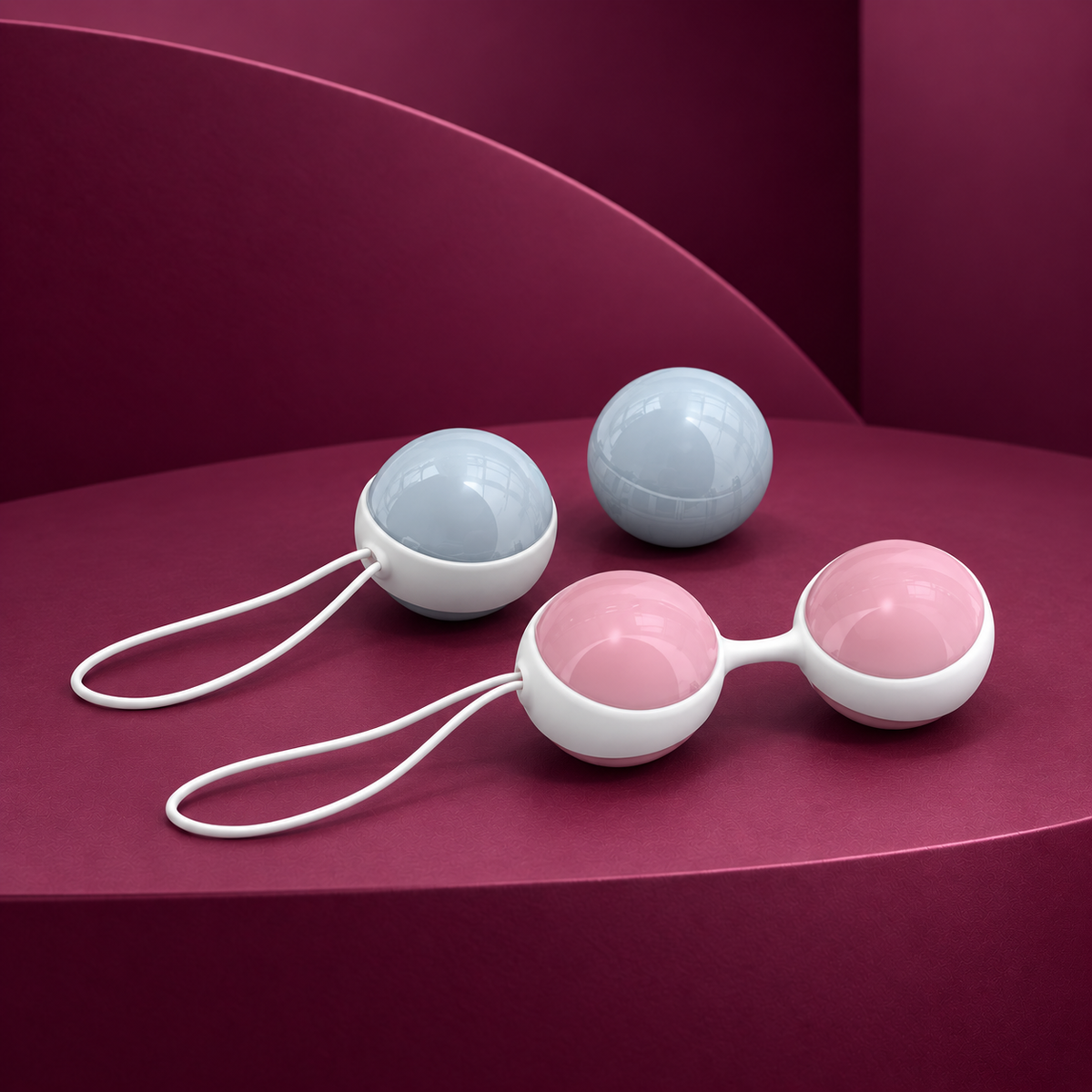 LELO Luna Beads Mini Kegel Exercise Set, 4 Beads