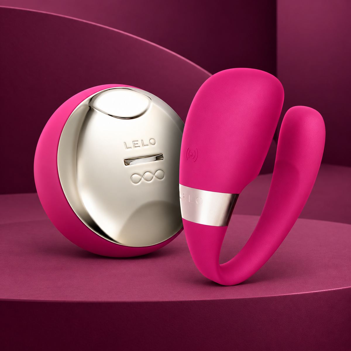 LELO TIANI 3 Insignia Design Edition Remote-Controlled Couples Vibrator — Fuchsia