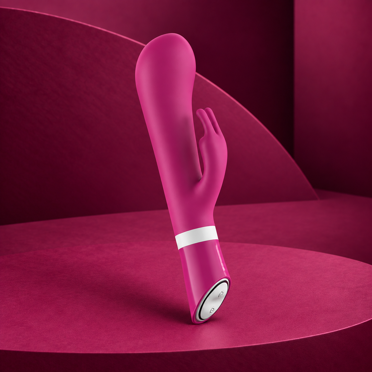 B Swish Bwild Deluxe Bunny Rabbit Vibrator, Raspberry