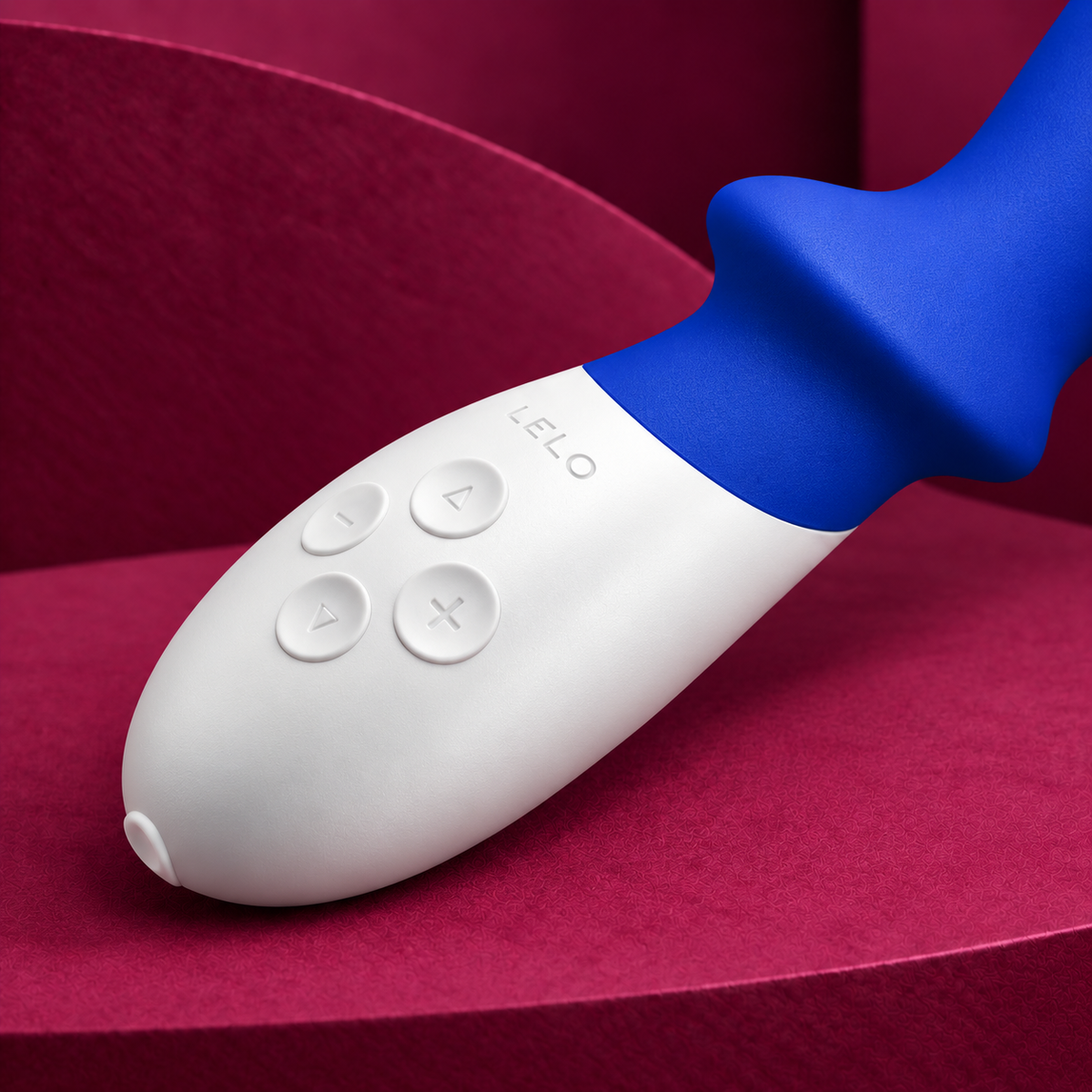 LELO Loki Ocean Blue — detalj kontrola