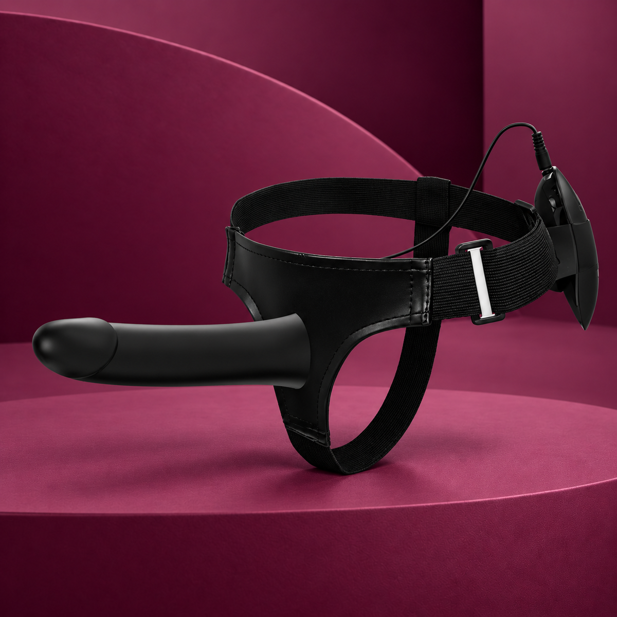Pretty Love Vito Vibrating Hollow Strap-On, 17.3 cm
