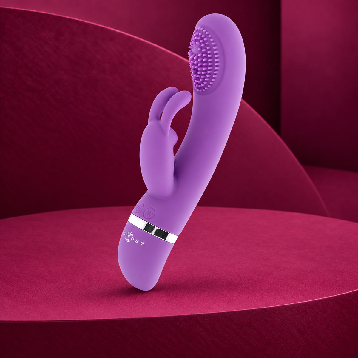 Intense Susy silicone rabbit lilac oscillating vibrator