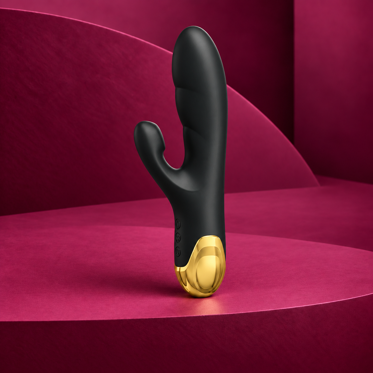 Pretty Love Naughty Play Royal Pleasure Suction and Vibration Stimulator, Black
