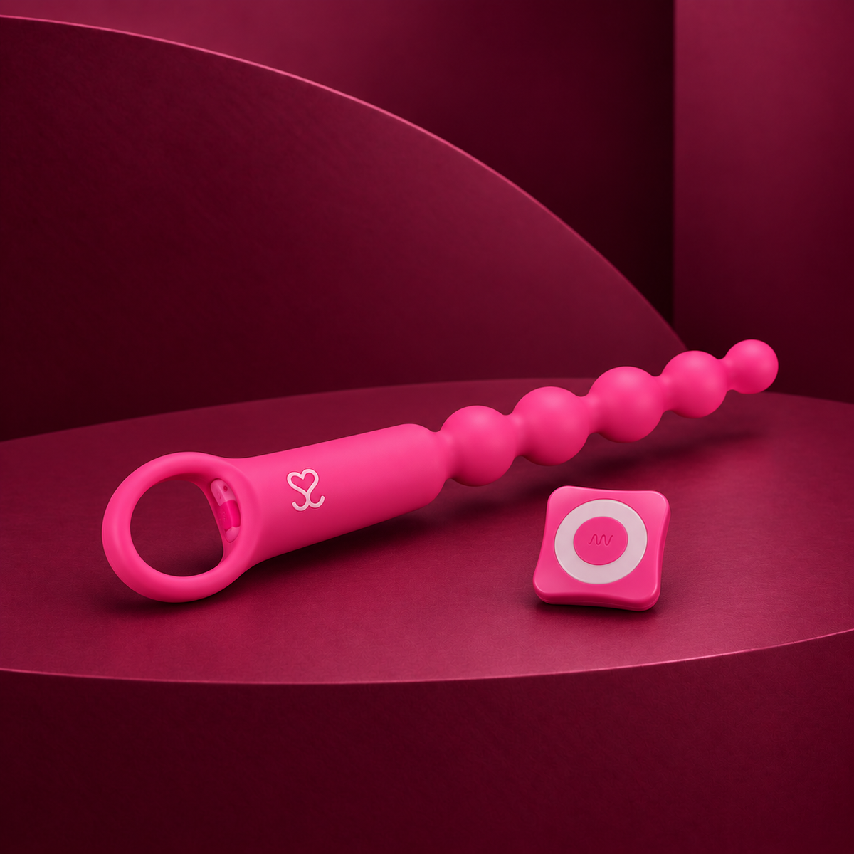 Moressa Ronie Remote-Control Anal Pleasure Toy, Pink