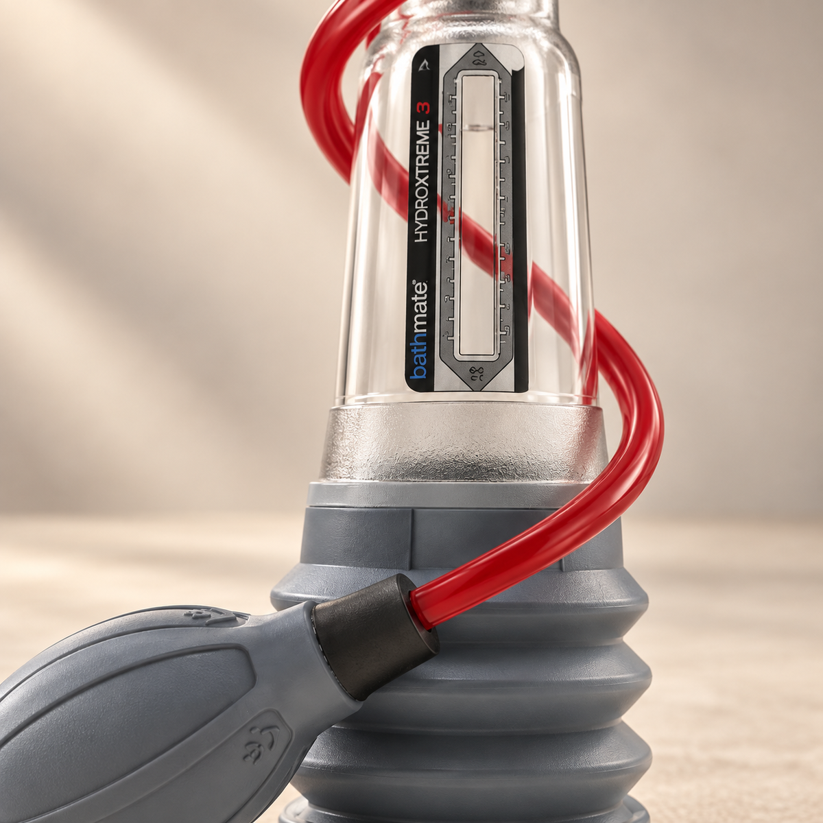 Bathmate HydroXtreme 3 transparent — measurement detail