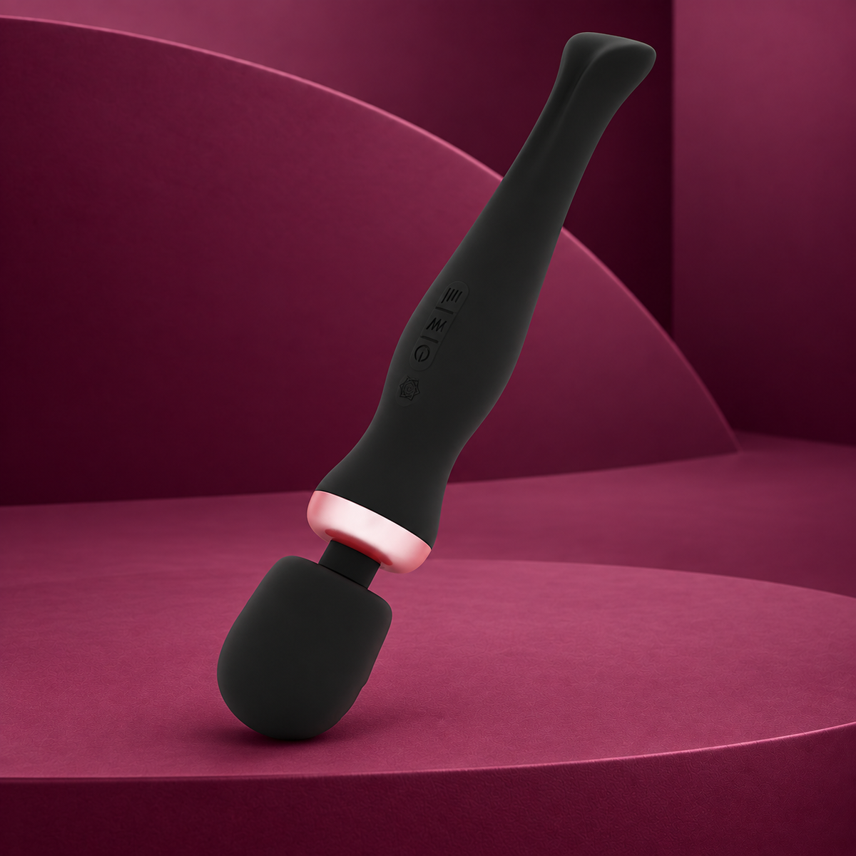 Rithual Akasha 2.0 powerful rechargeable wand 2 Colors — Black