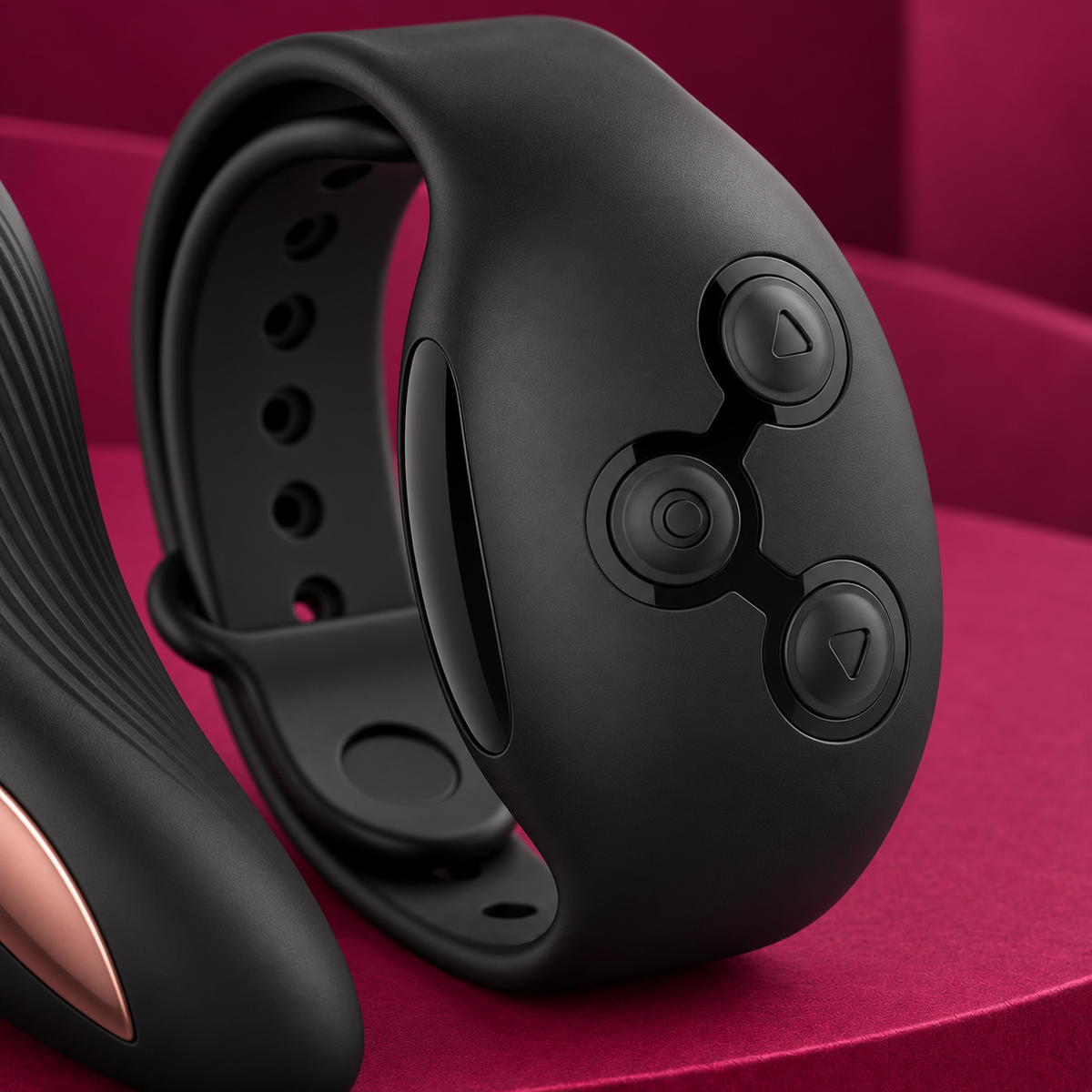Anne's Desire Rabbit remote control technolog a watchme black — detail view