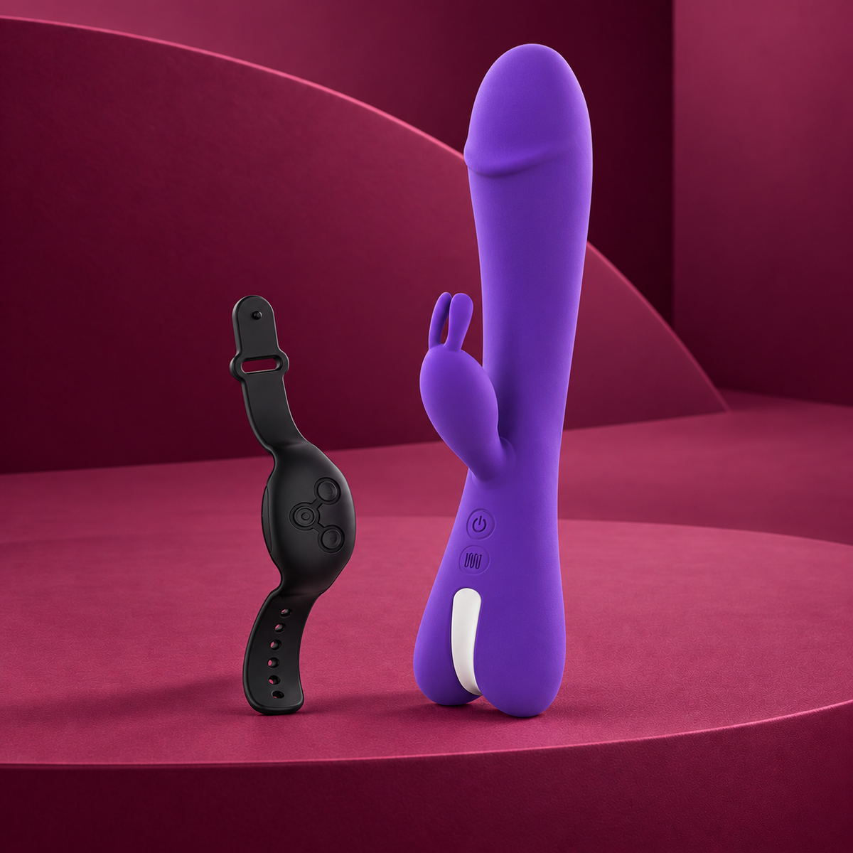 MR Boss Aitor Rabbit Vibrator with WatchMe Remote Control