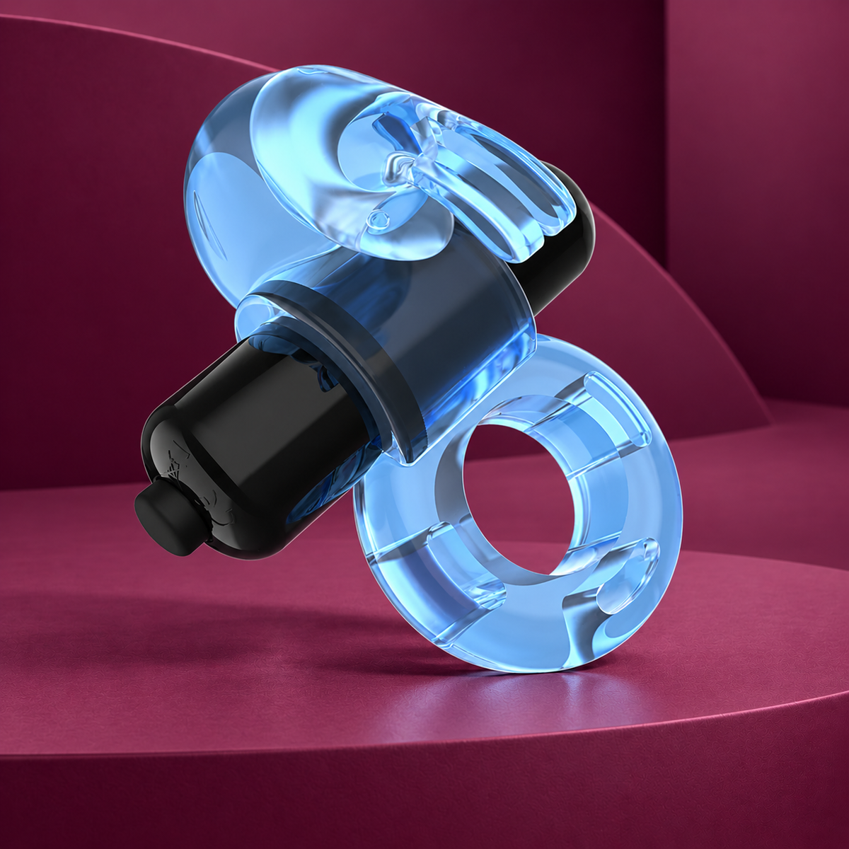 Intense Fry blue vibrating ring