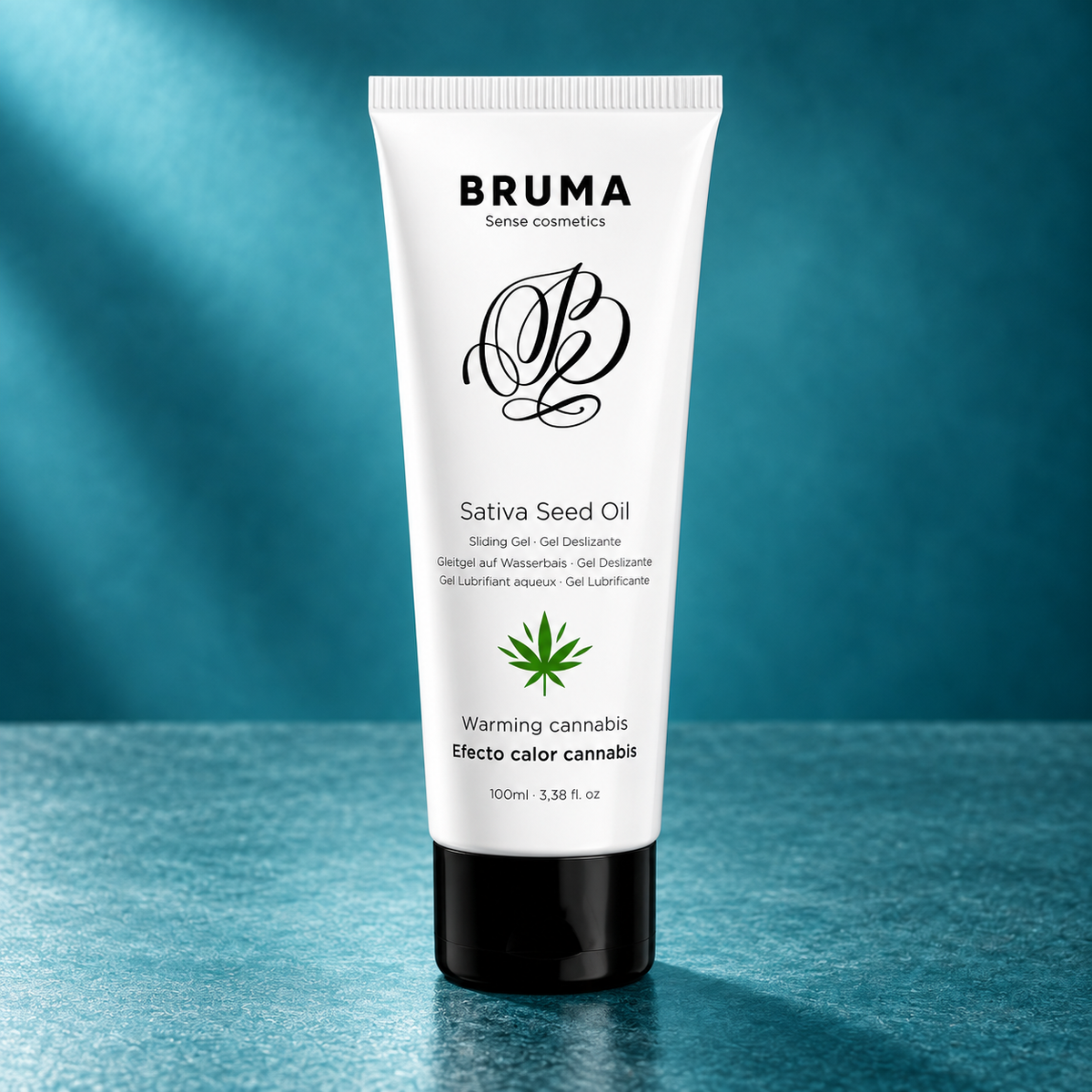 Bruma Sativa seed oil sliding gel warming cannabis flavor 100 ml