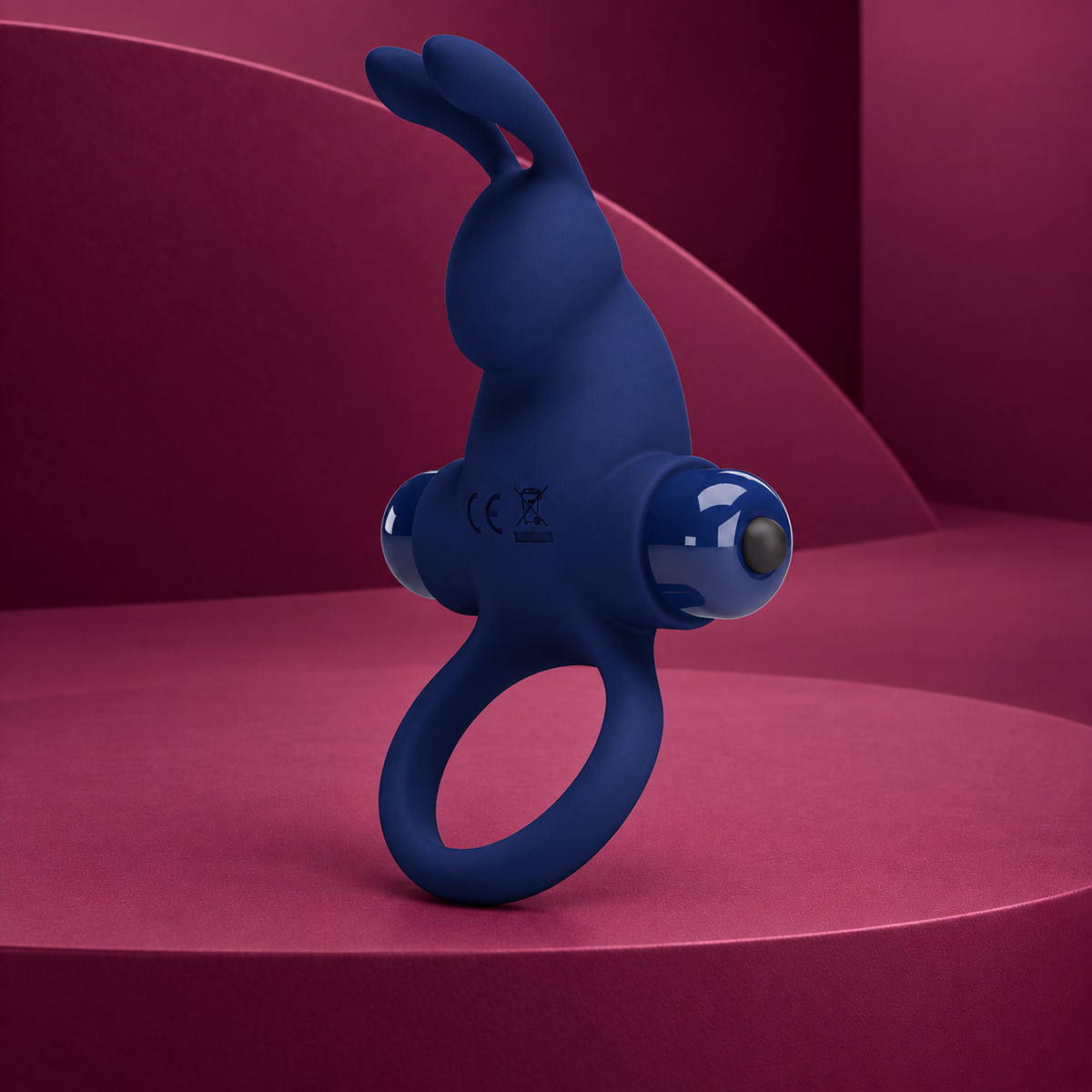 Pretty Love Jiro rabbit ring with vibration blue