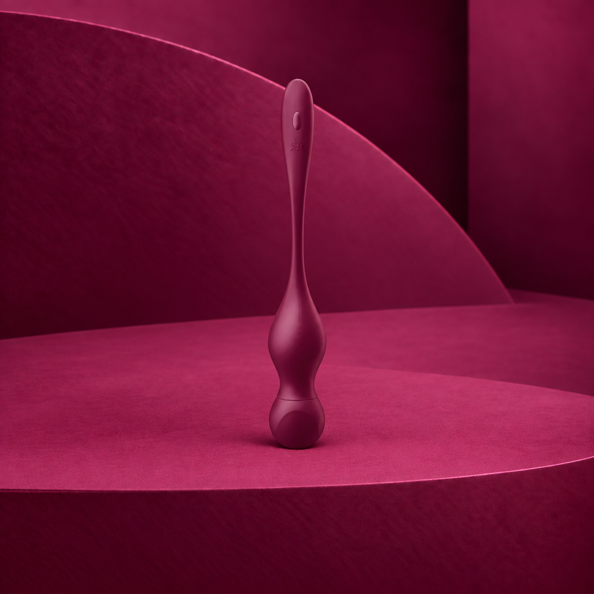 Satisfyer Love Birds Vary App-Controlled Vibrating Balls, Wine Red