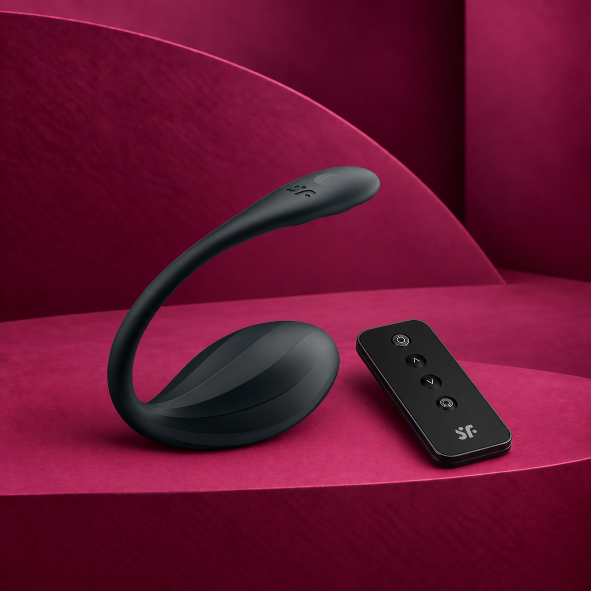 Satisfyer Ribbed petal g point stimulator remote control black free app