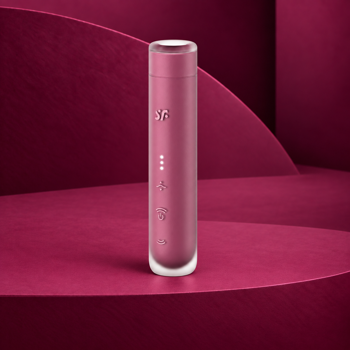 Satisfyer First kiss wave clitoris stimulator garnet