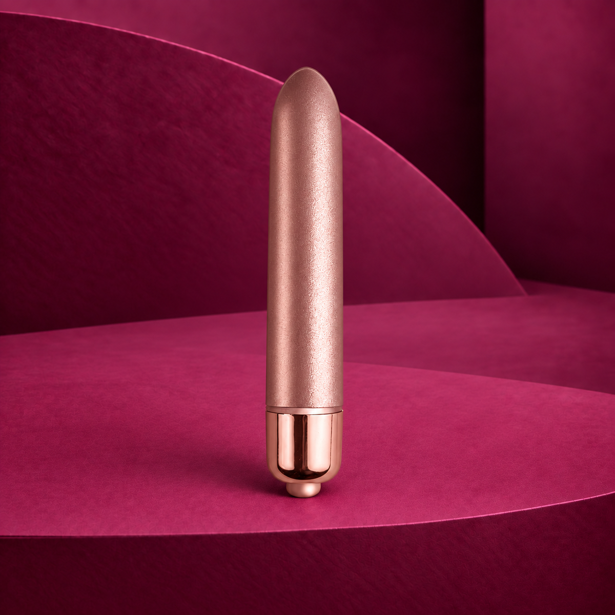 Rocks-Off Touch of Velvet Rose Bloom Vibrating Bullet, 10 Settings