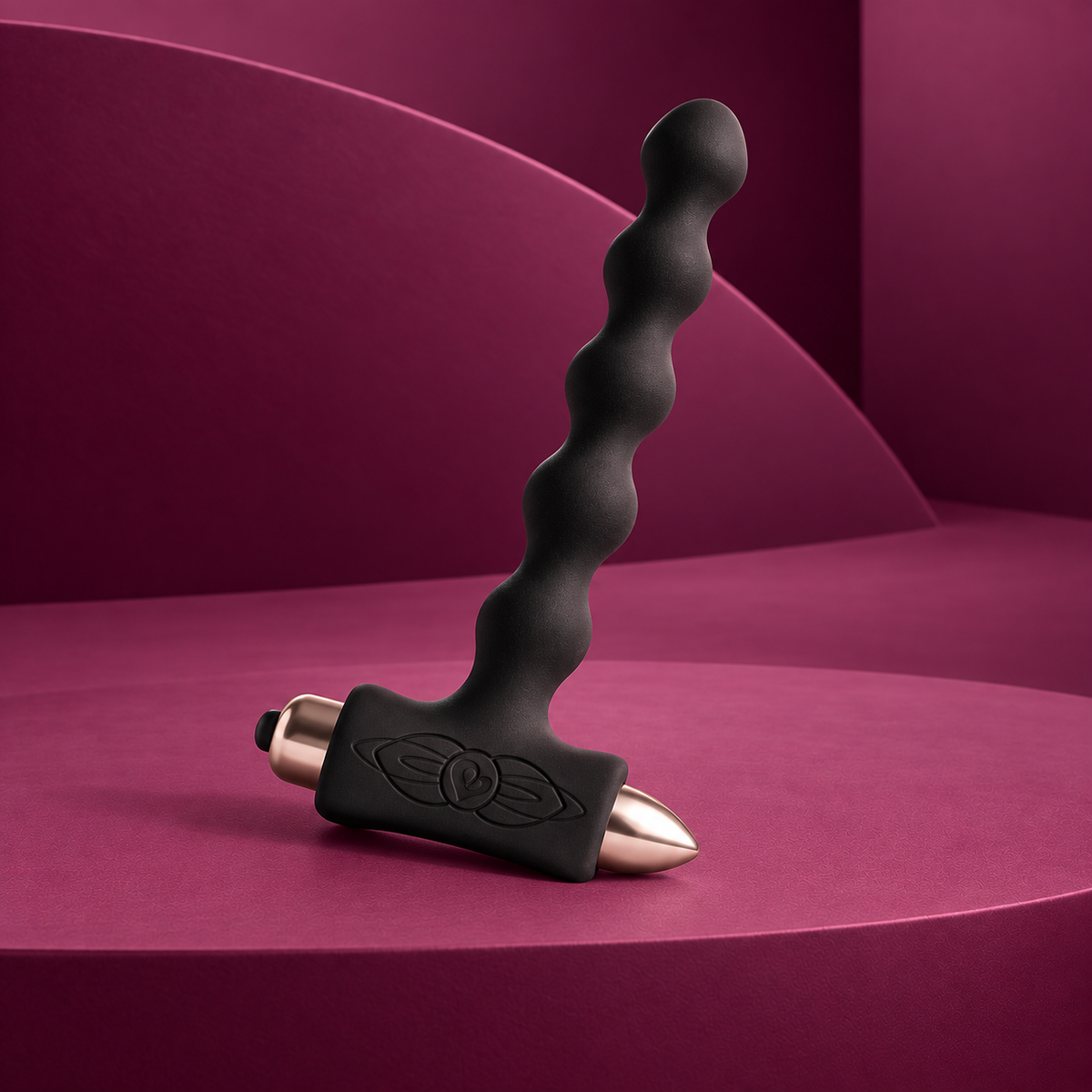Rocks-Off Petite sensations pearls anal plug vibrator black