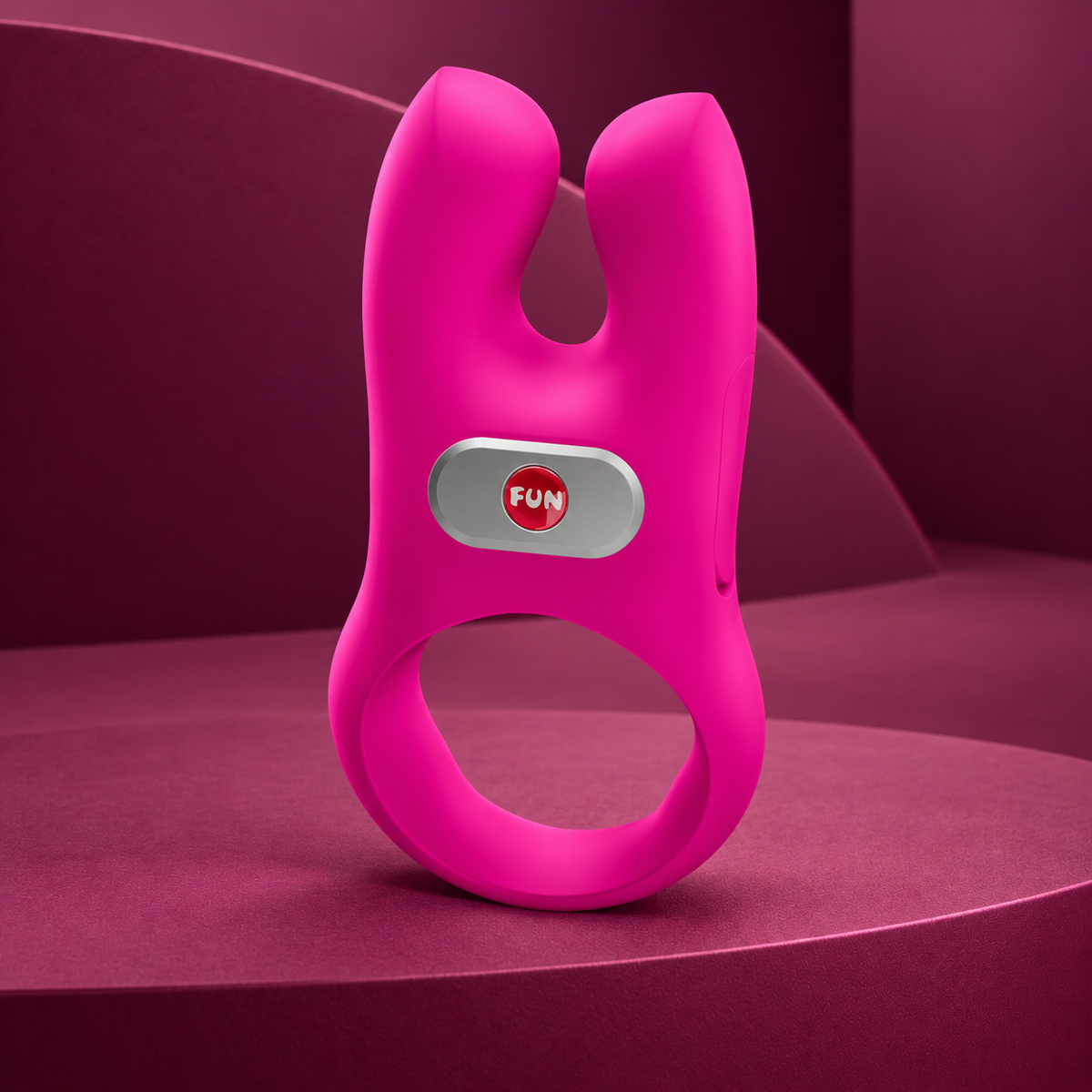 FUN Factory Nos vibrating cock ring black — Magenta