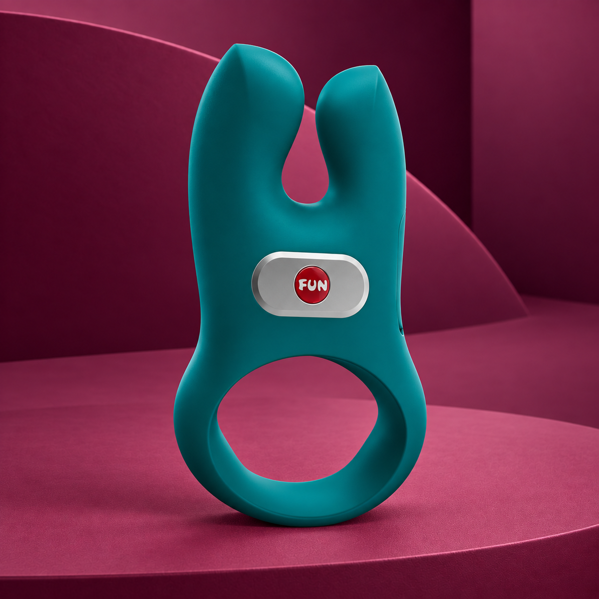 FUN Factory Nos vibrating cock ring black — Bottle Green