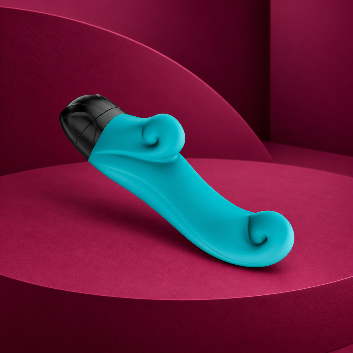 FUN Factory Ocean Mini Vibrator Black/Aquamarine