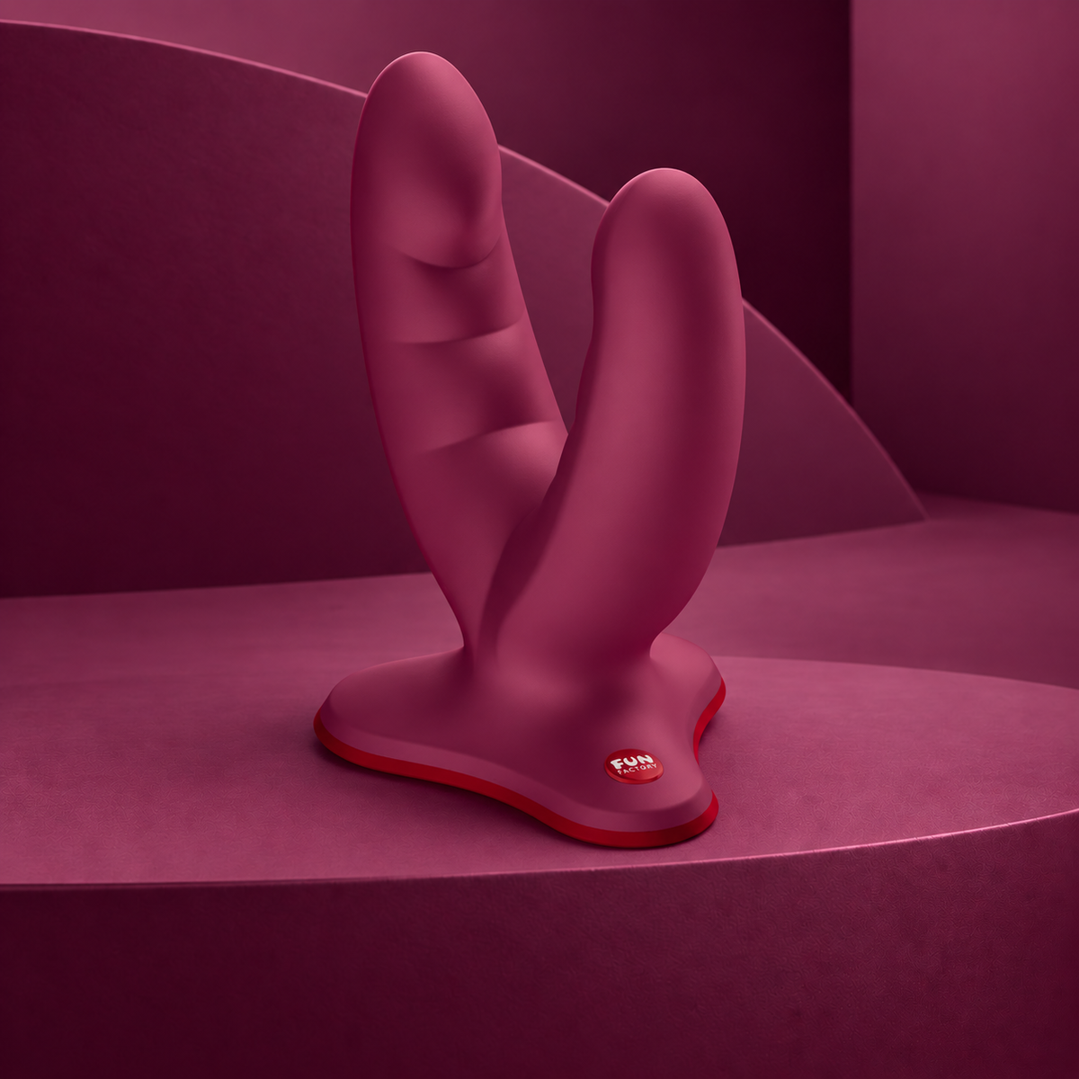 FUN Factory Ryde Grinding Dildo — Wine Red