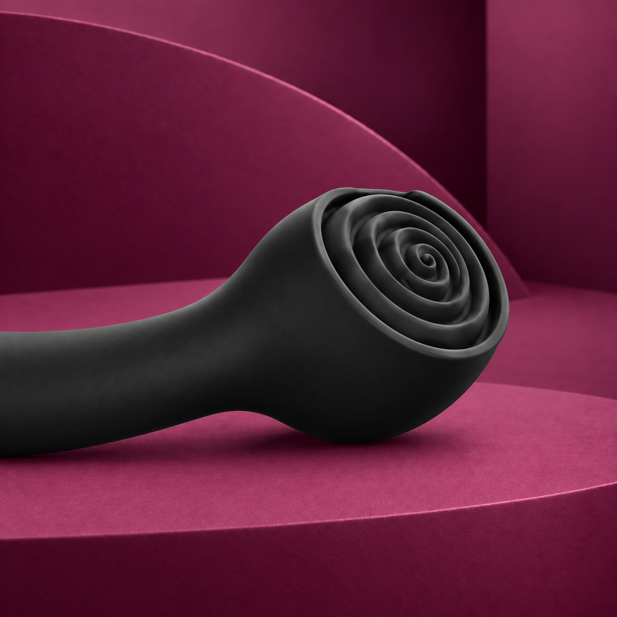 Snail Vibe Axi Black — spiral head detail