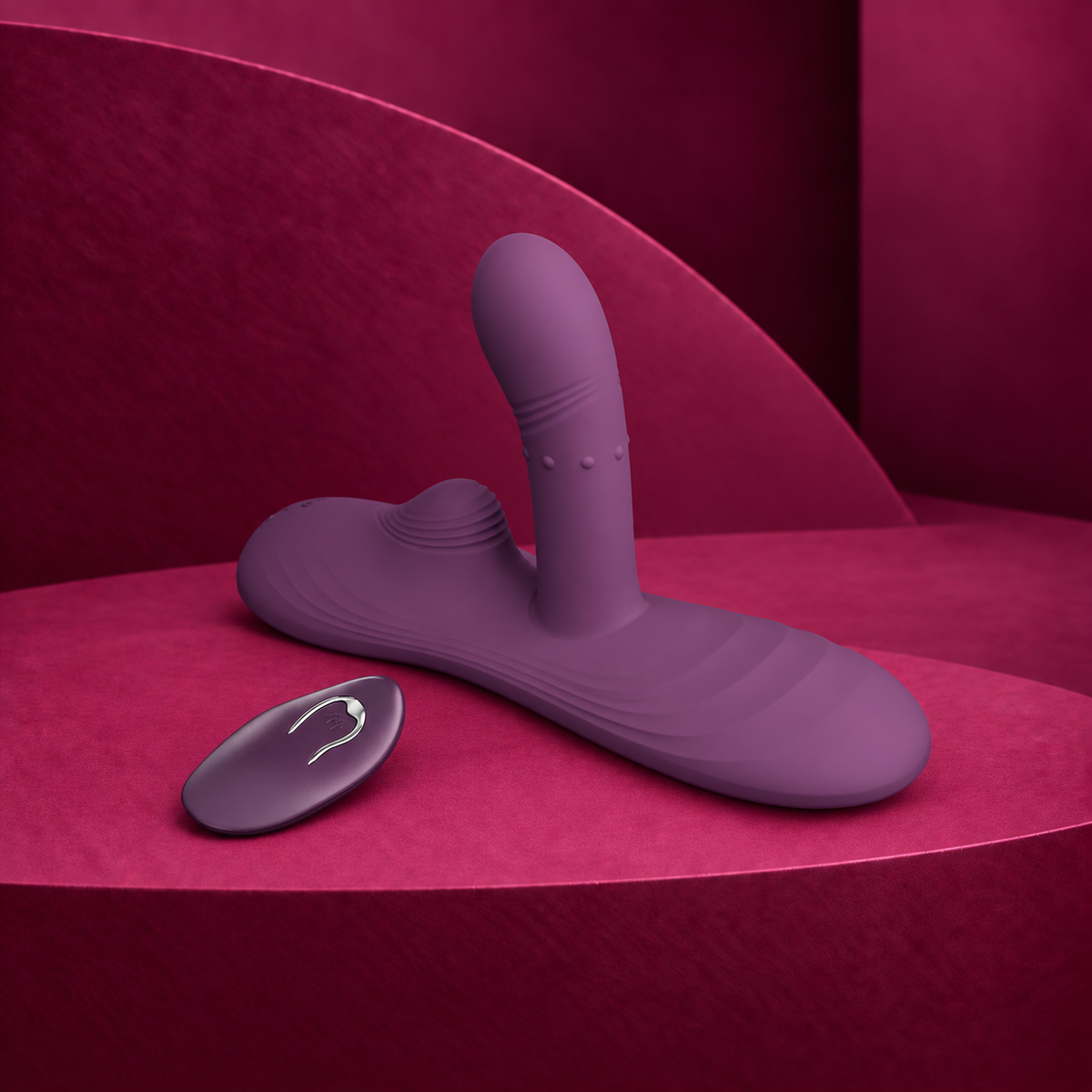 Pretty Love Luka sit-down vibrator with heat effect and remote control