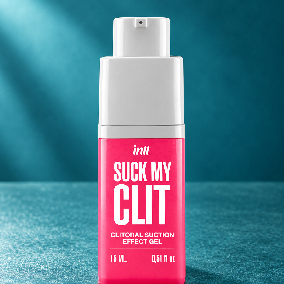 INTT — Suck My Clit suction effect gel pump detail, wild strawberry, 15 ml