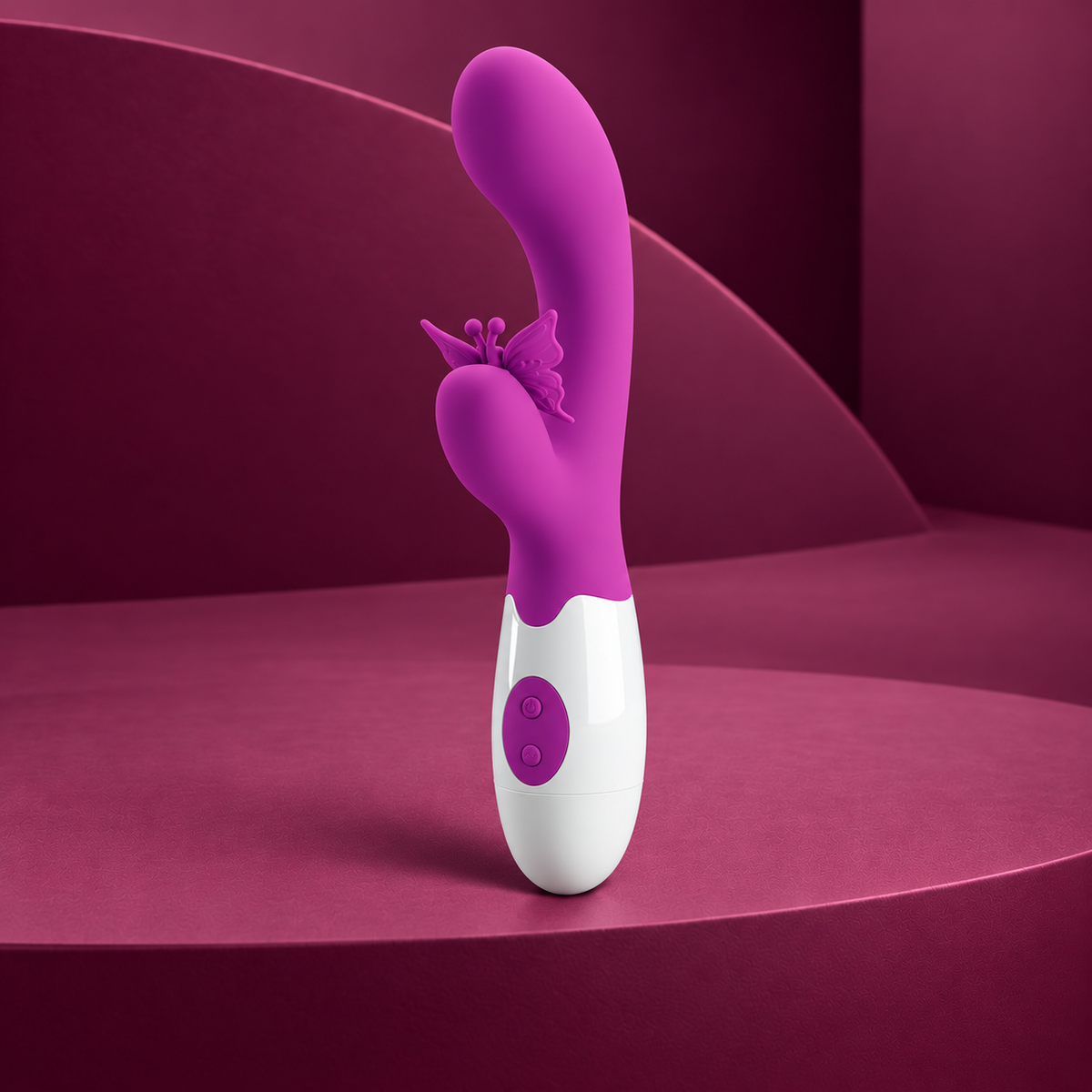 Pretty Love Butterfly Kiss Rabbit Vibrator, 30 Functions, Purple