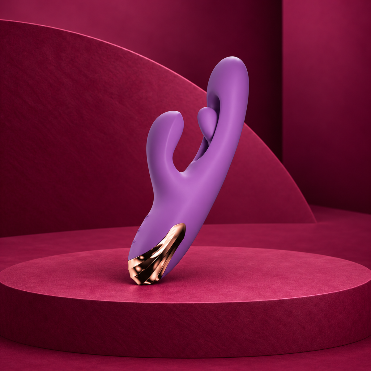 She.e.o Rabbit g-spot vibrator with digital movement purple