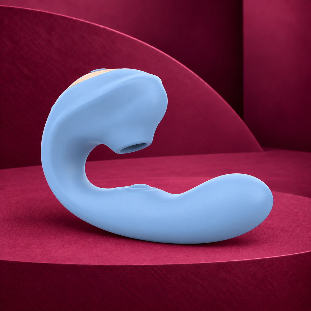 Intense Gina multifunction clitoral stimulator blue