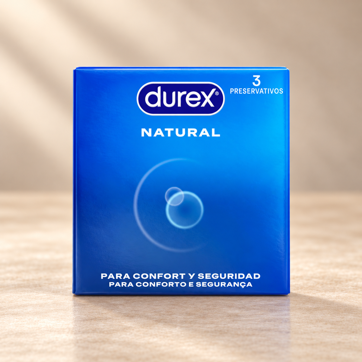 Durex Natural Comfort Condoms, 3 Pack