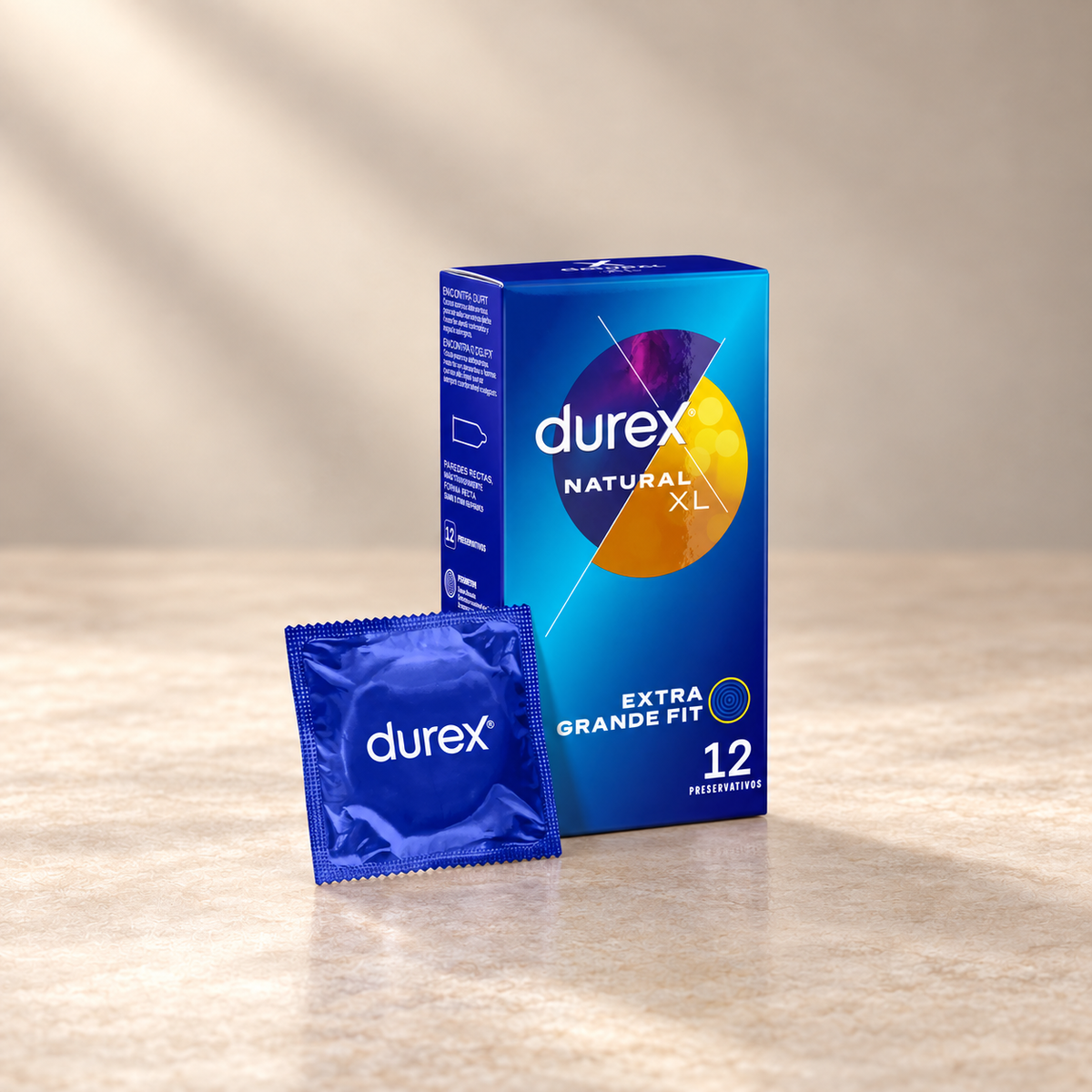Durex Natural XL Condoms, 12 Pack