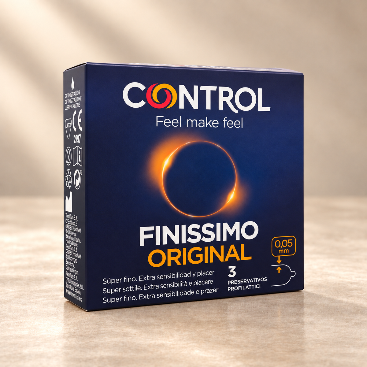 Control Finissimo Ultra-Thin Condoms, 3 Pack