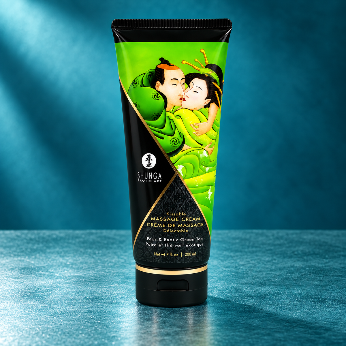 Shunga Pear and Green Tea Massage Cream, 200 ml