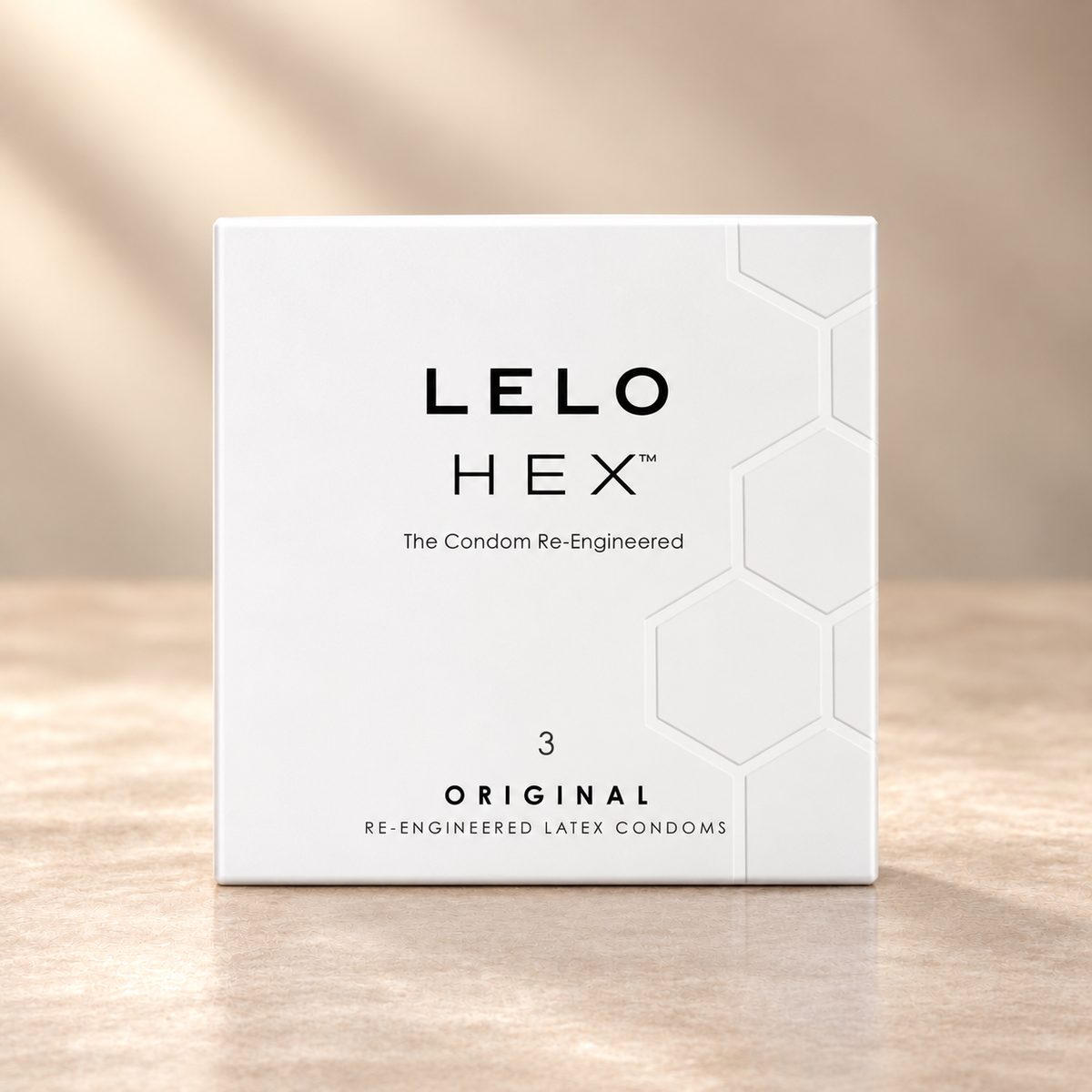 LELO HEX Original Condoms, 3 Pack