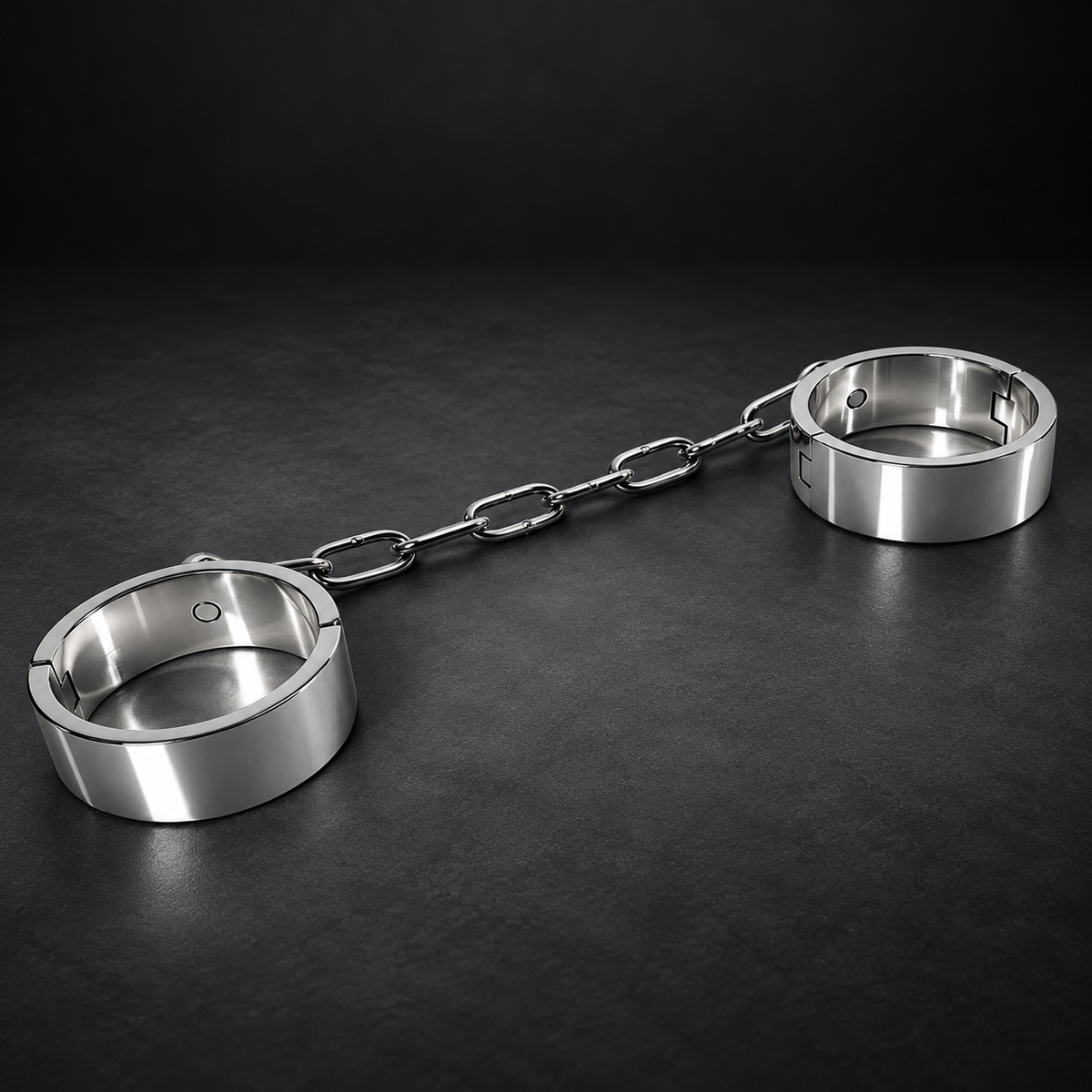 Metal Hard Ankle handcuffs with allen key submission bdsm