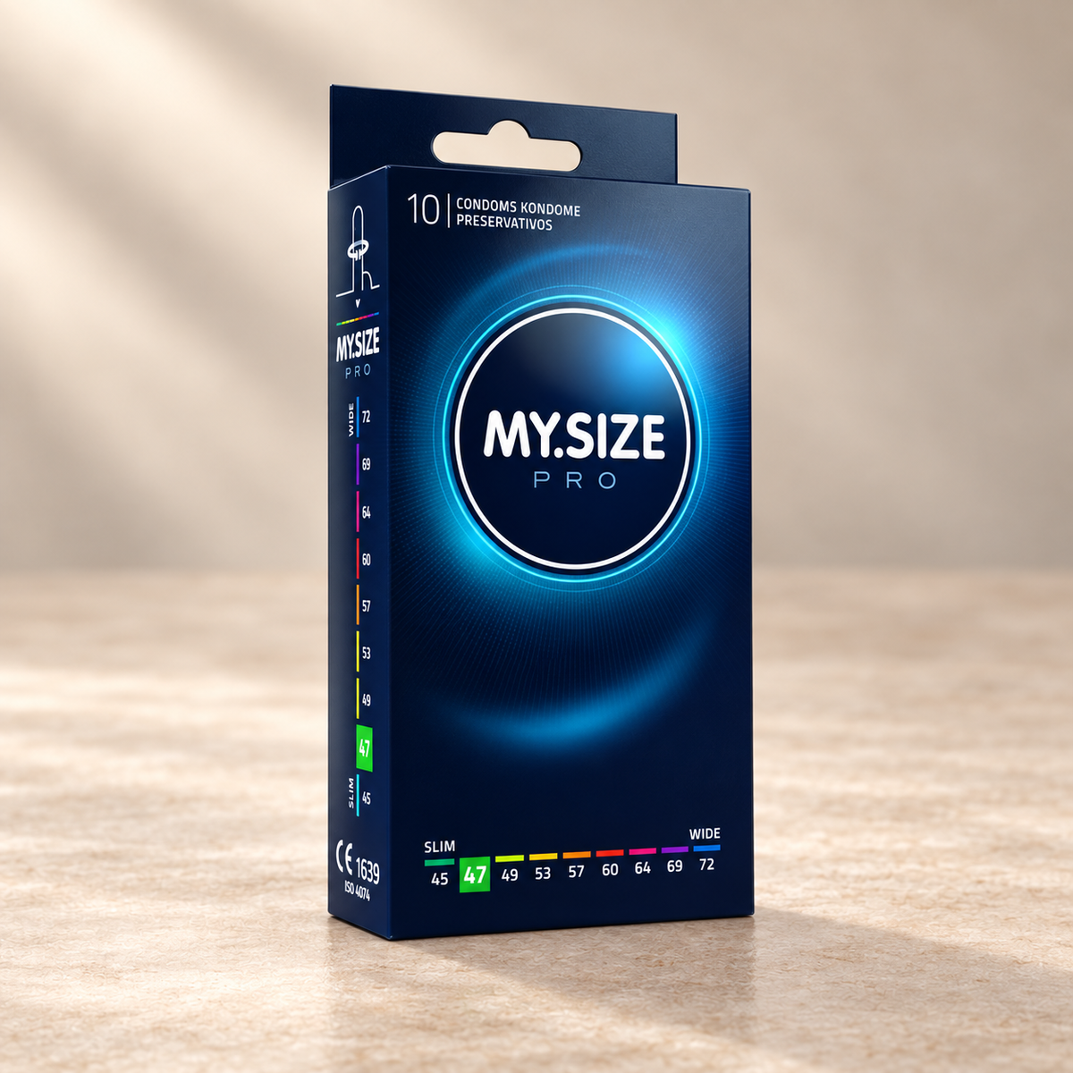 MY.SIZE Pro Condoms, Select Width and Pack Size — 47 mm / 10 units