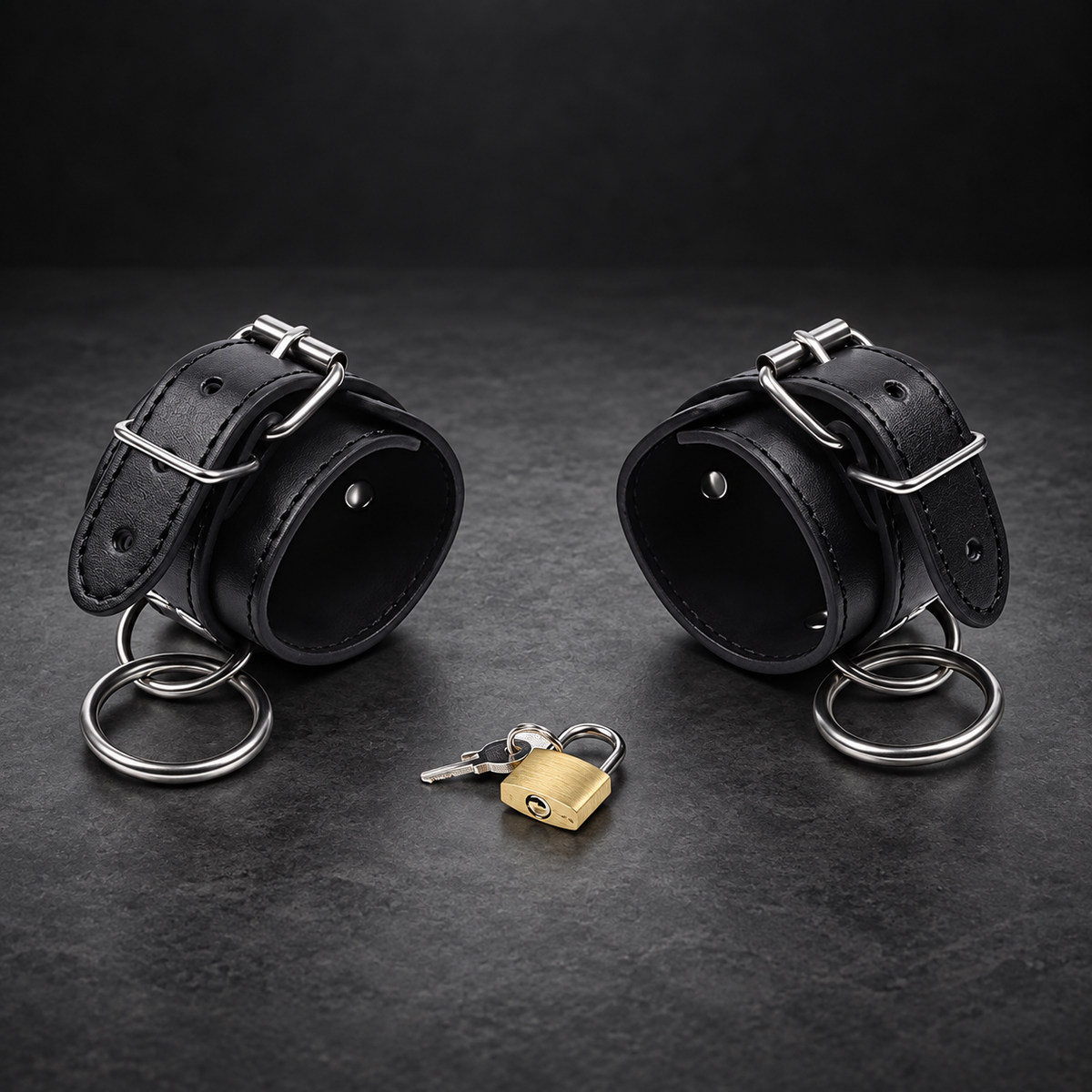 Ohmama Fetish O-Ring Locking Wrist Restraints