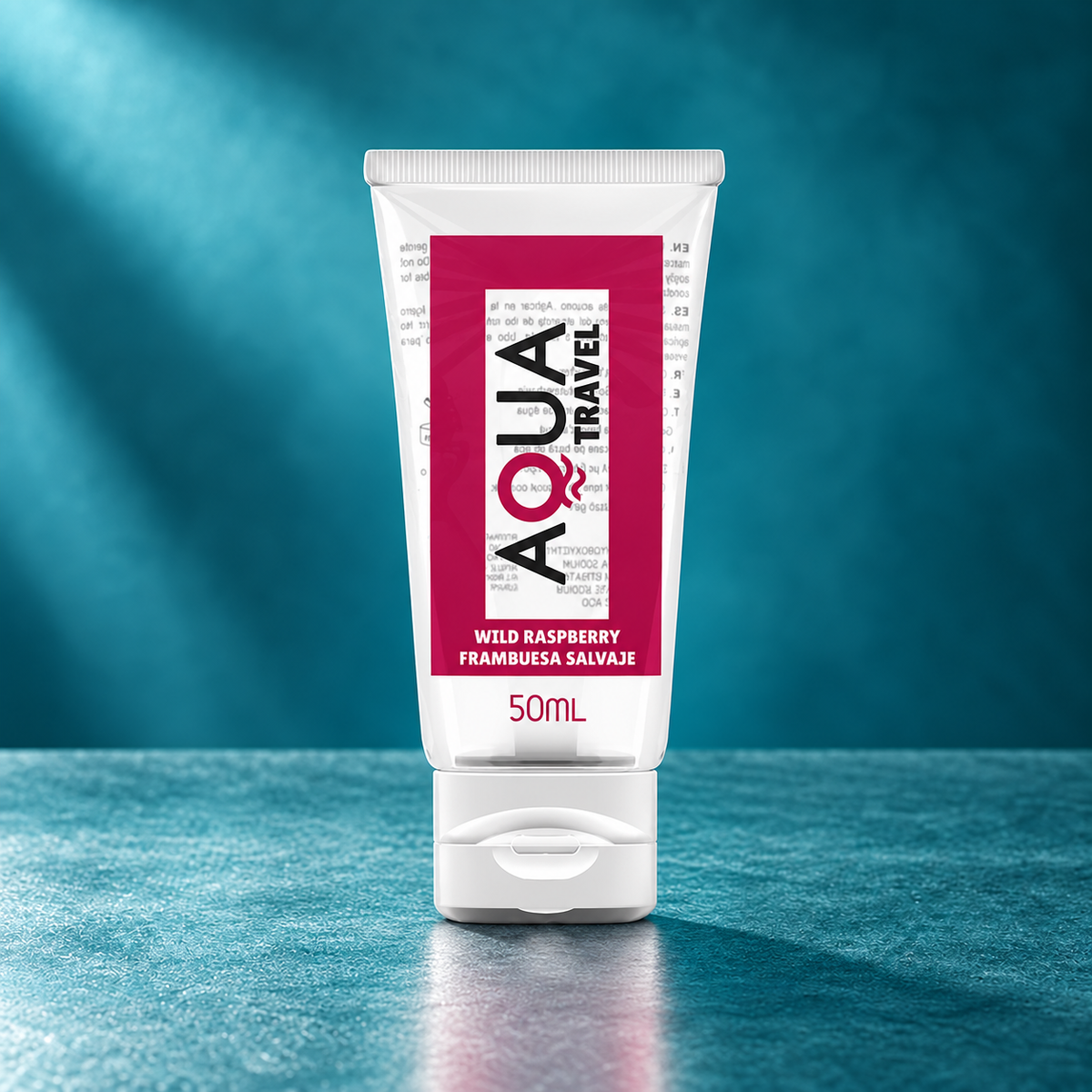 Aqua Travel Wild raspberry flavour waterbased lubricant - 50 ml