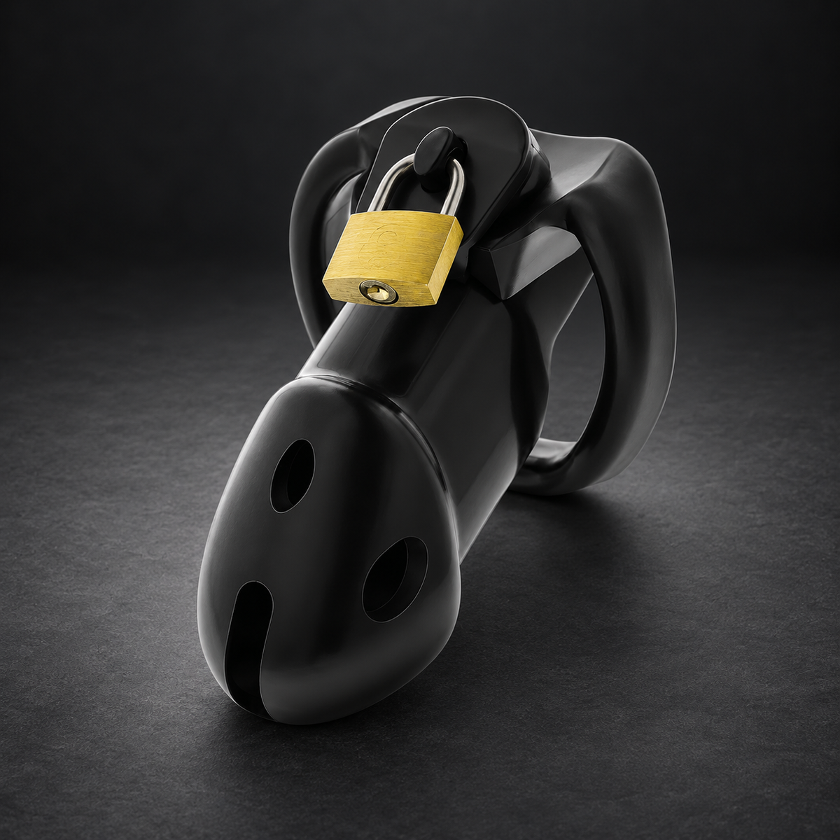 Addicted Toys Locked Unbroken Den Penis Chastity Cage, 9.8 cm